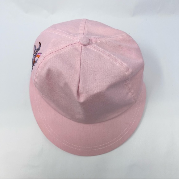 Vintage Disney Epcot Center Figment Pink Hat 1980s Embroidered Rainbow main image 8